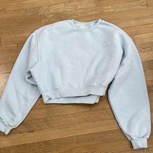 Set Active L crop sweatshirt in baby